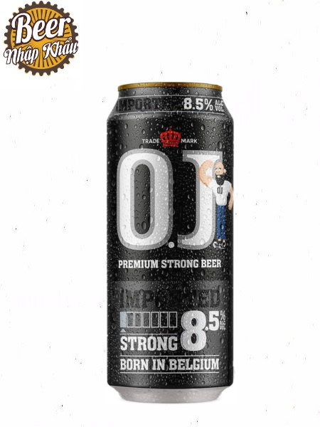 Bia OJ Imported Strong 8.5% Hà Lan -Thùng 24 lon 500ml