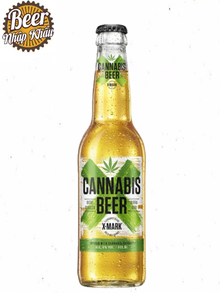 Bia Cannabis Beer X Mark 5% Hà Lan thùng 24 chai 330ml
