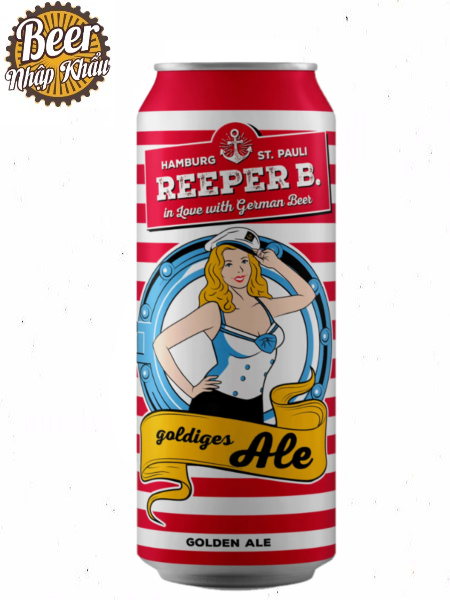 Bia Reeper B Golden ALE 4.8% – Thùng 24 lon 500ml