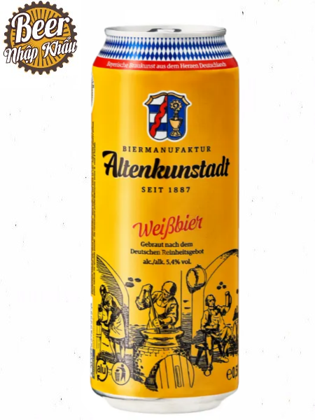 Bia Altenkunstadt WeiBbier 5,4% Thùng 24 lon 500ml