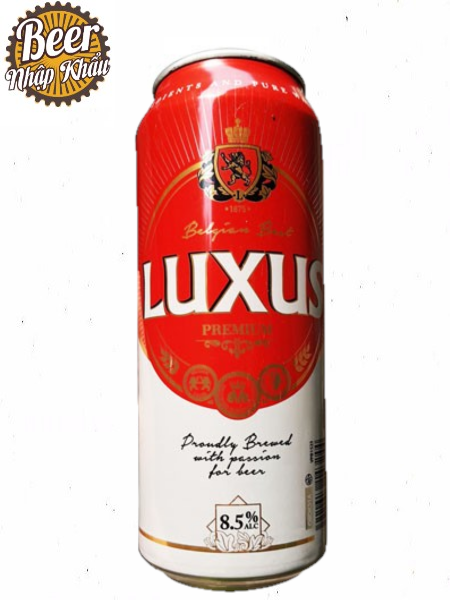 Bia Luxus 8,5% Bỉ Thùng 24 lon 500ml