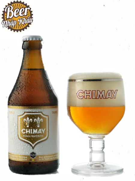Bia Chimay Trắng 8% –  Thùng 24 Chai 330ml