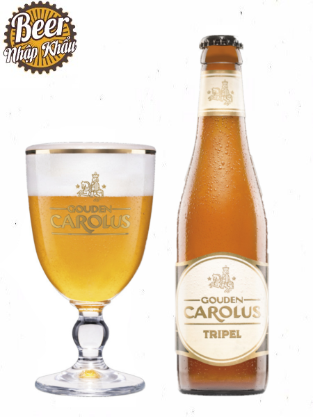 Bia Gouden Carolus Tripel 9% Bỉ – Thùng 24 chai 330ml