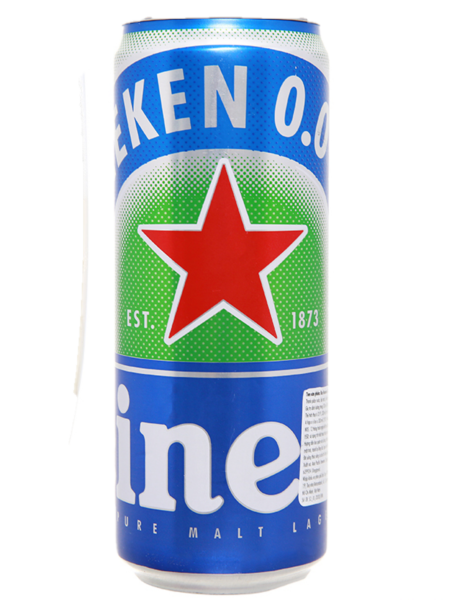 Bia Heineken Hà Lan 0% lon 330ml