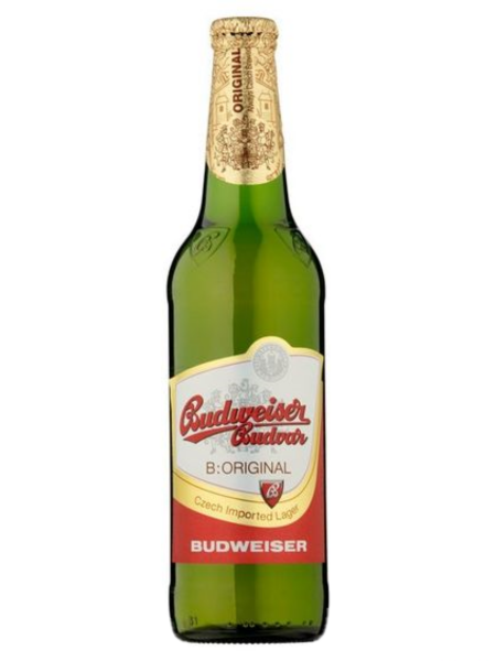 Bia Budweiser Budvar Chai Vàng