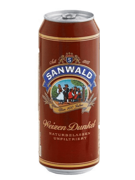Bia Sanwald Weizen Dunkel 5% Đức