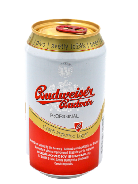 Bia Budweiser Budvar Lon 330ml