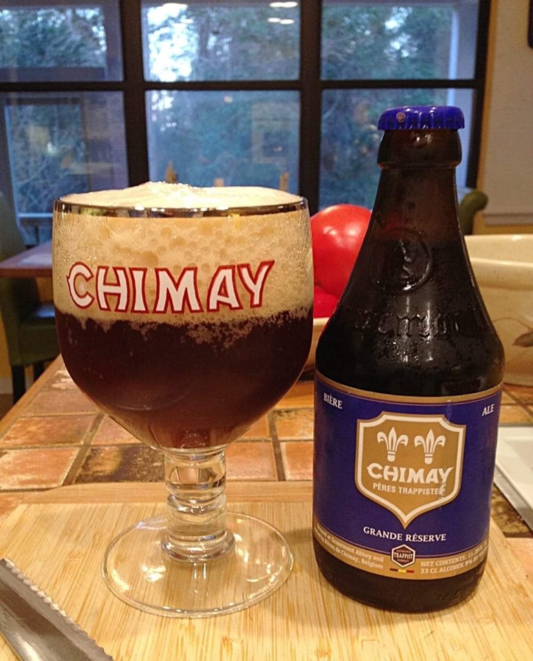 bia chimay xanh