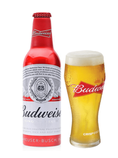 Bia Budweiser 5% Liên doanh – 24 chai nhôm 355ml