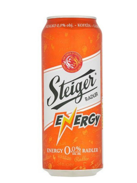 Bia Steiger Radler Energy 0% Tiệp