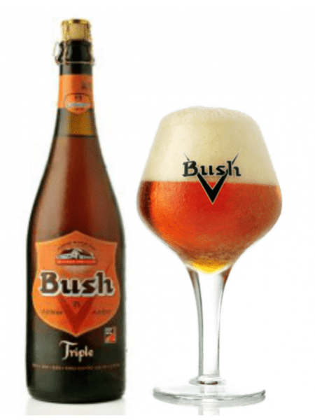 Bia Bush Amber Triple 12% Bỉ – chai 750ml