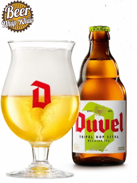 Bia Duvel Tripel Hop 9,5% Bỉ – Thùng 24 chai 330 ml